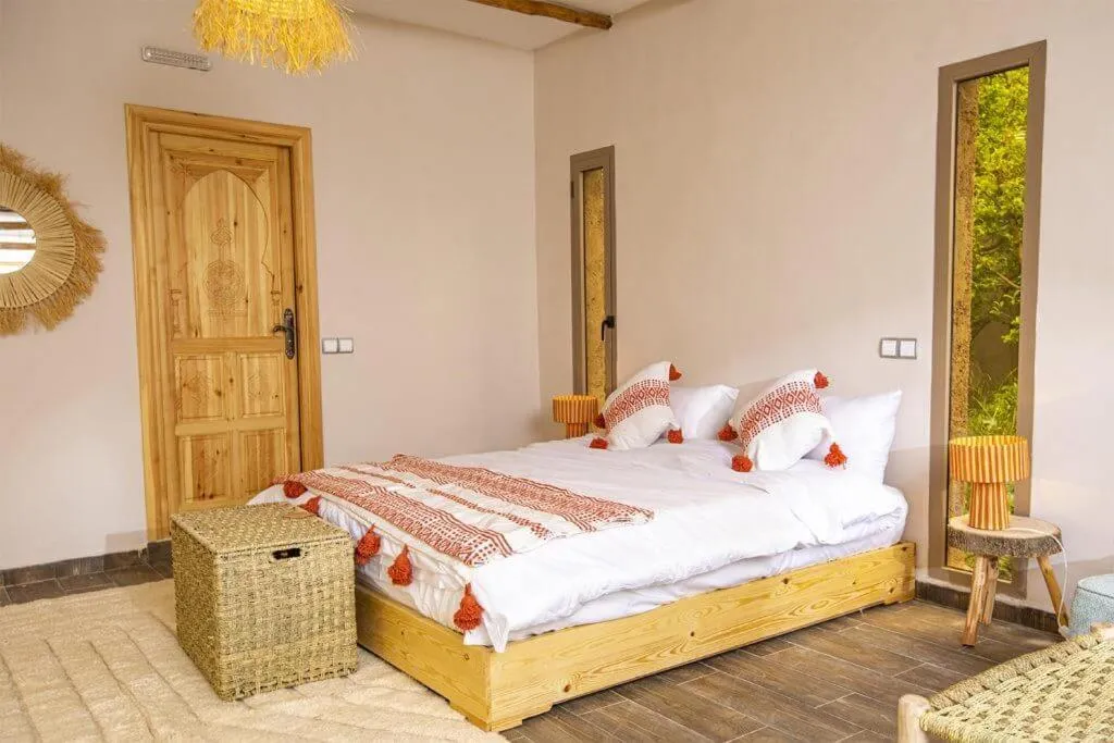 Bed in The garden of Asni