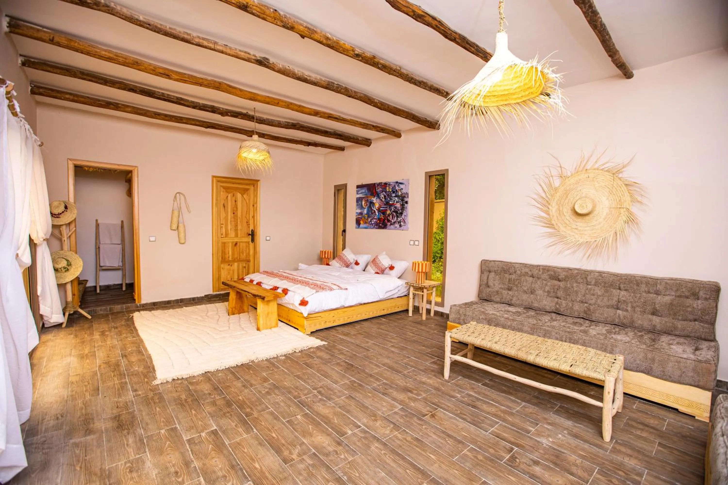 Bed in The garden of Asni