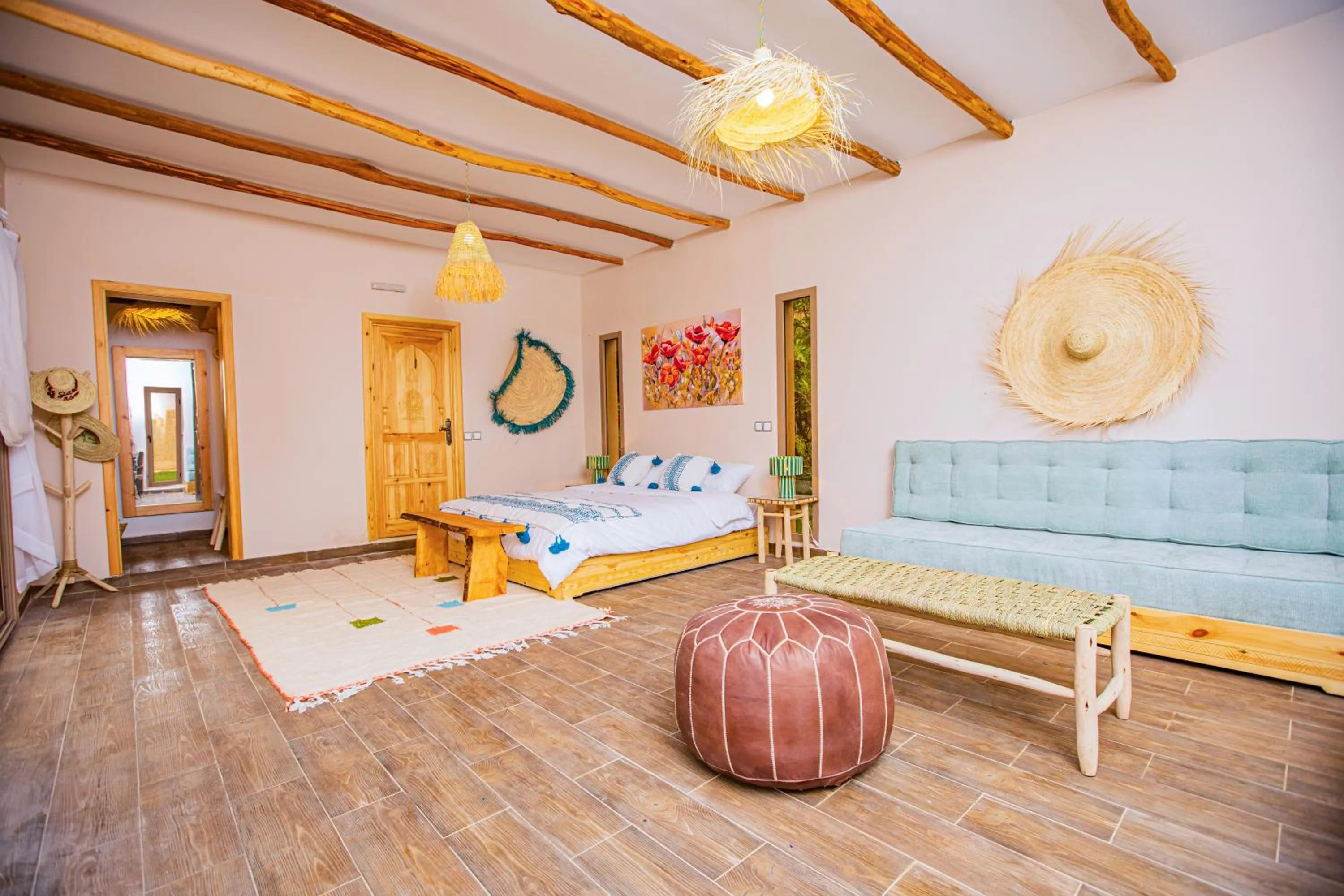 Bed in The garden of Asni