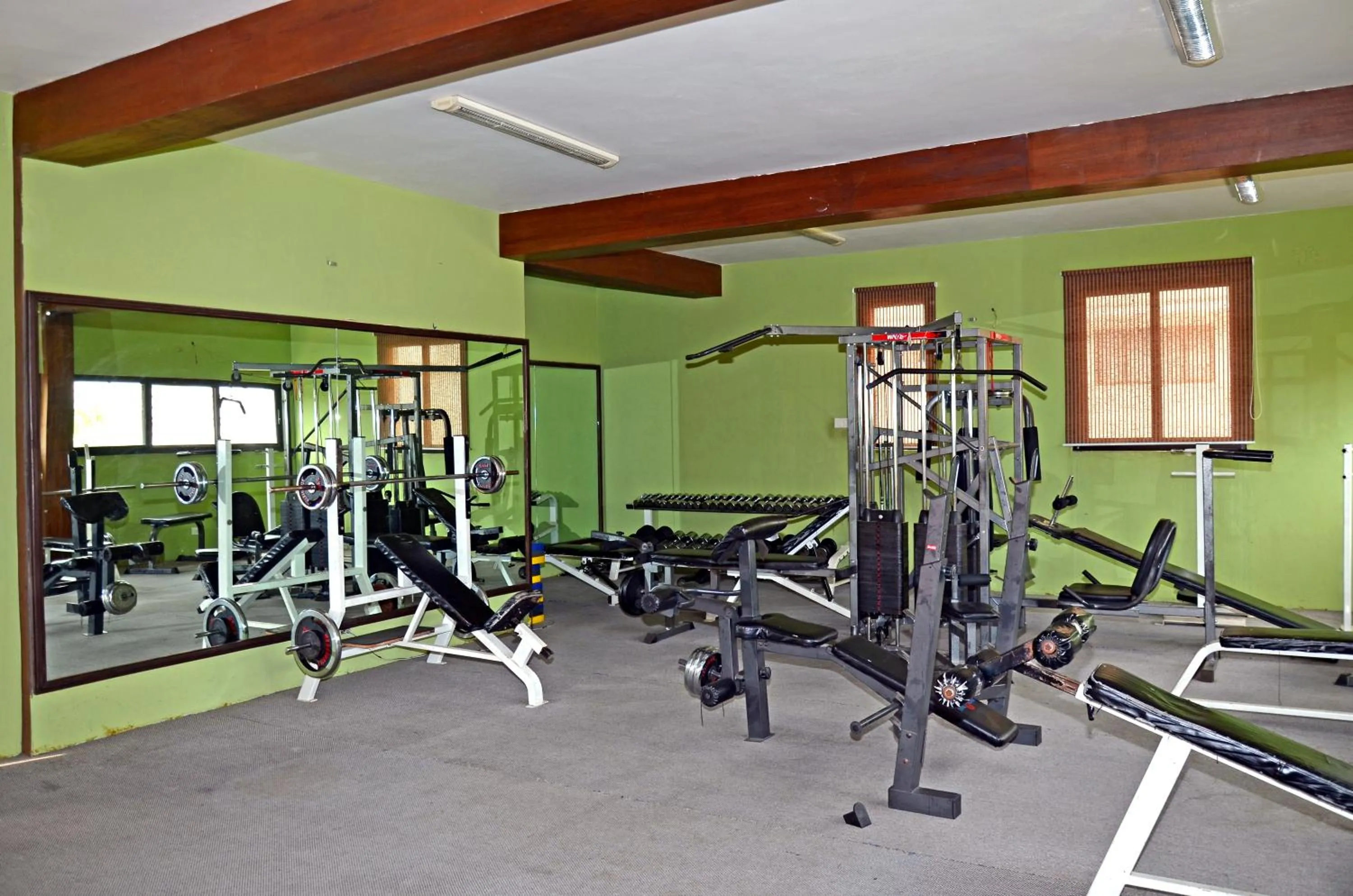 Fitness centre/facilities in Club De Novo Hotel