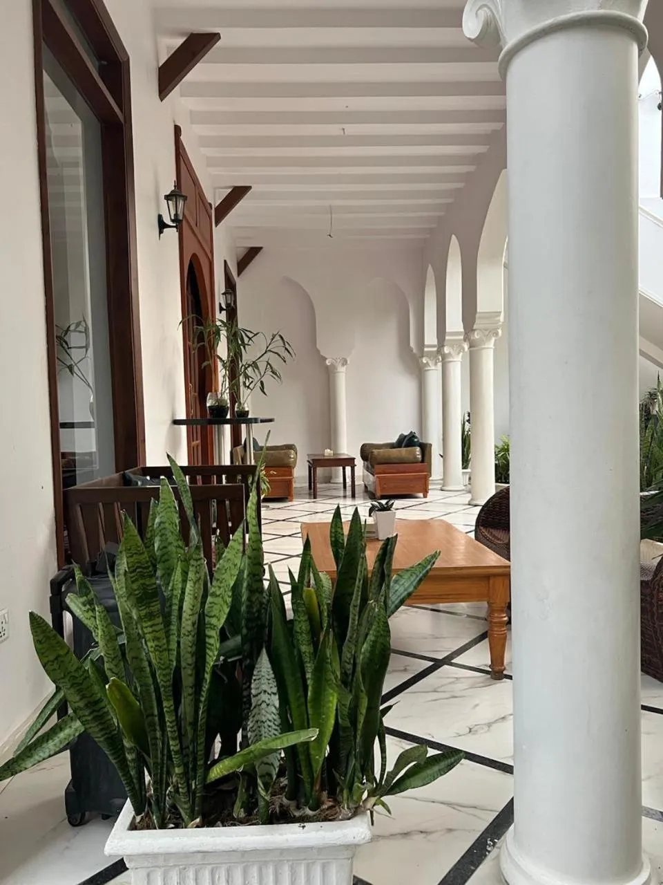 Patio in Club De Novo Hotel