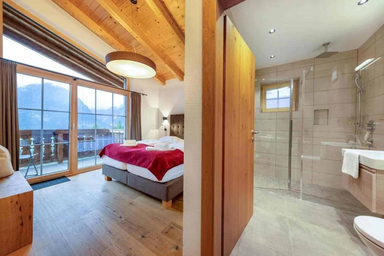 Bed in Nationalpark Chalet Schlieferspitze