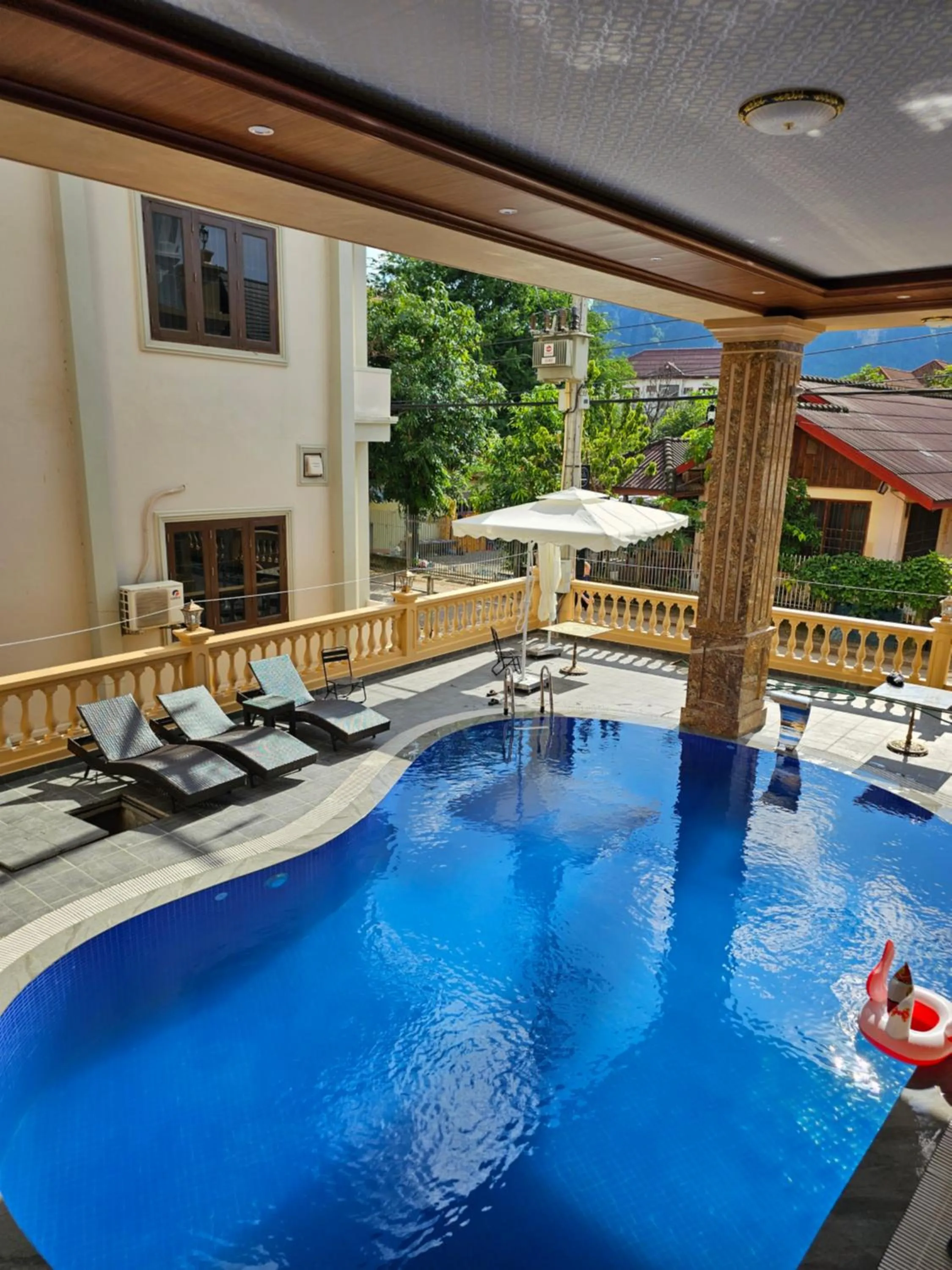 Swimming pool in Sky hotel