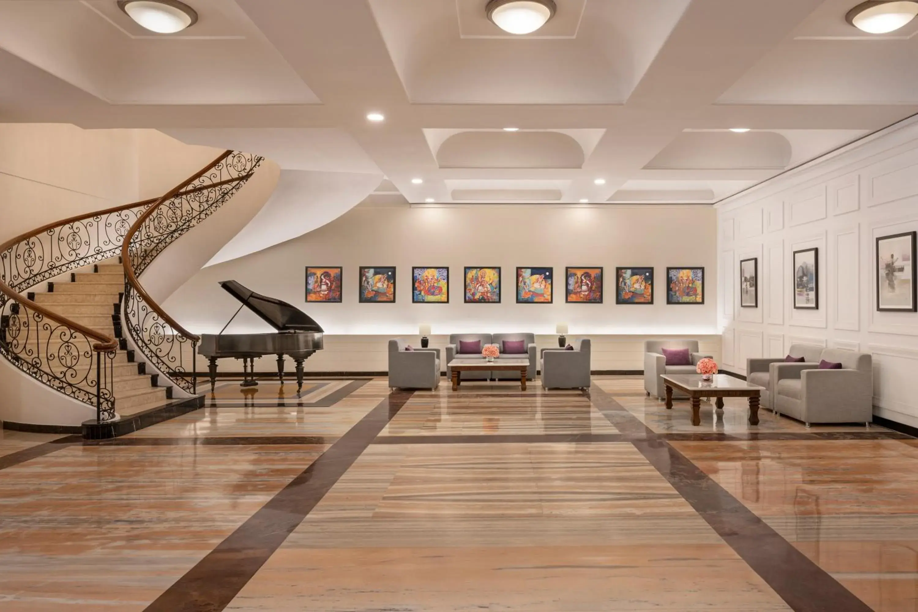 Lobby or reception in Welcomhotel by ITC Hotels, Rama International, Aurangabad Lobby or reception in Welcomhotel by ITC Hotels, Rama International, Aurangabad