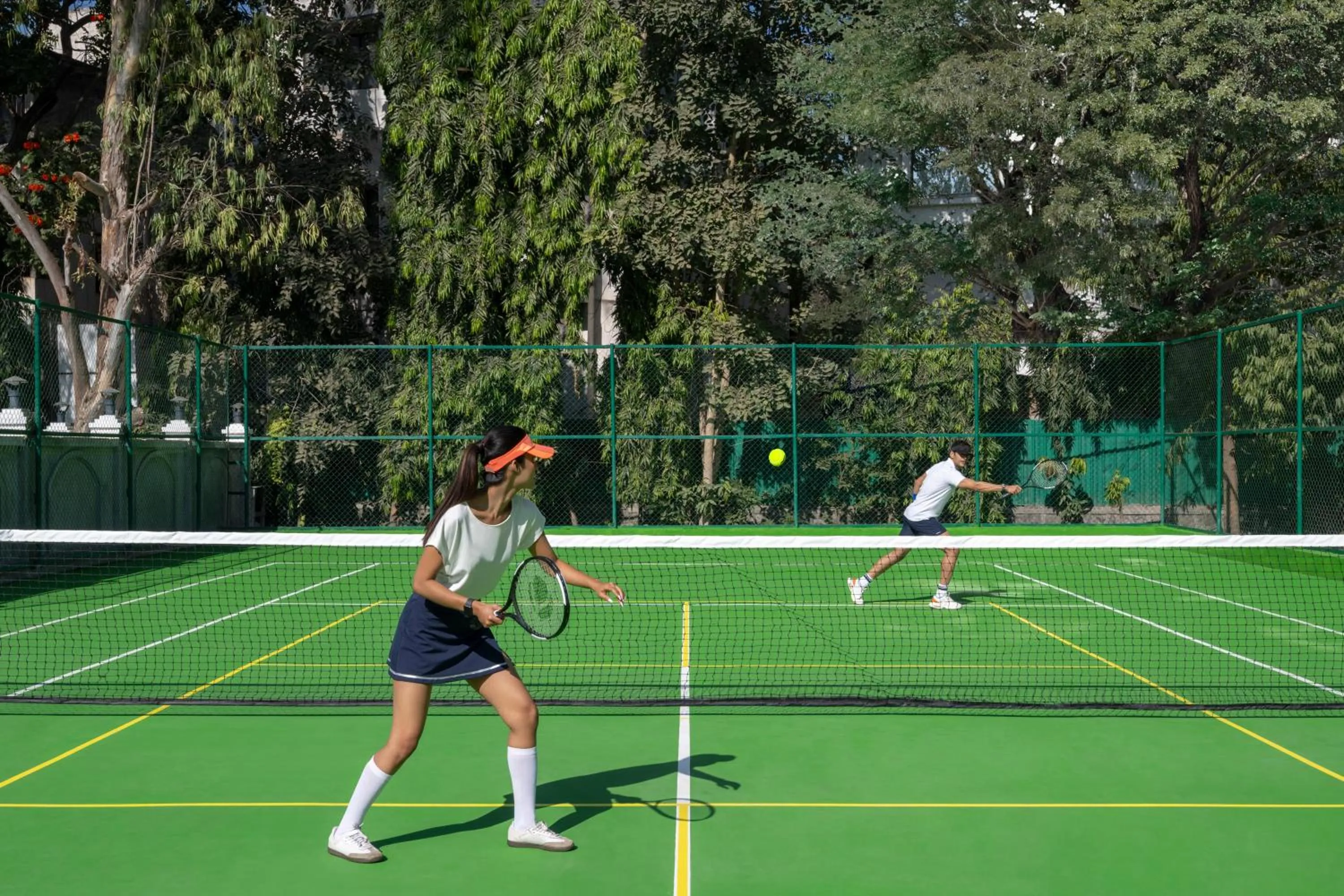 Tennis court in Welcomhotel by ITC Hotels, Rama International, Aurangabad