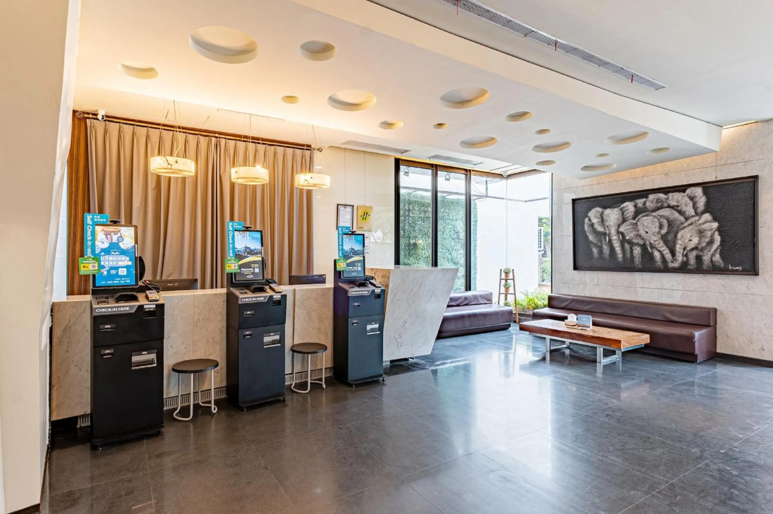 Lobby or reception in The Galerie Hotel