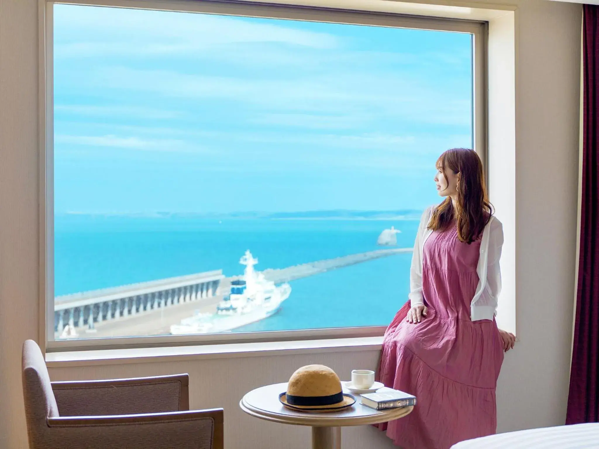 Sea view in Surfeel Hotel Wakkanai Sea view in Surfeel Hotel Wakkanai