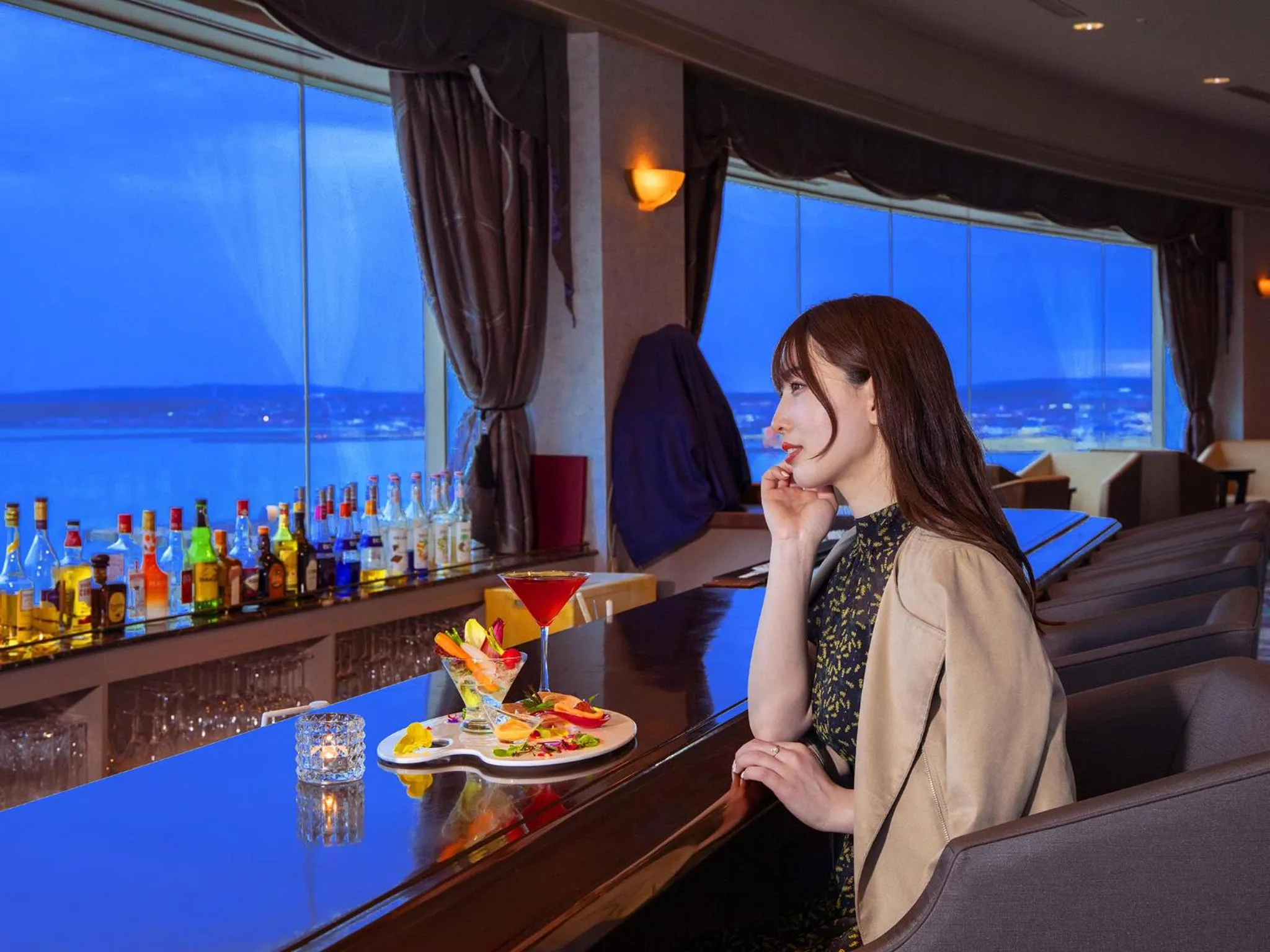 Lounge or bar in Surfeel Hotel Wakkanai