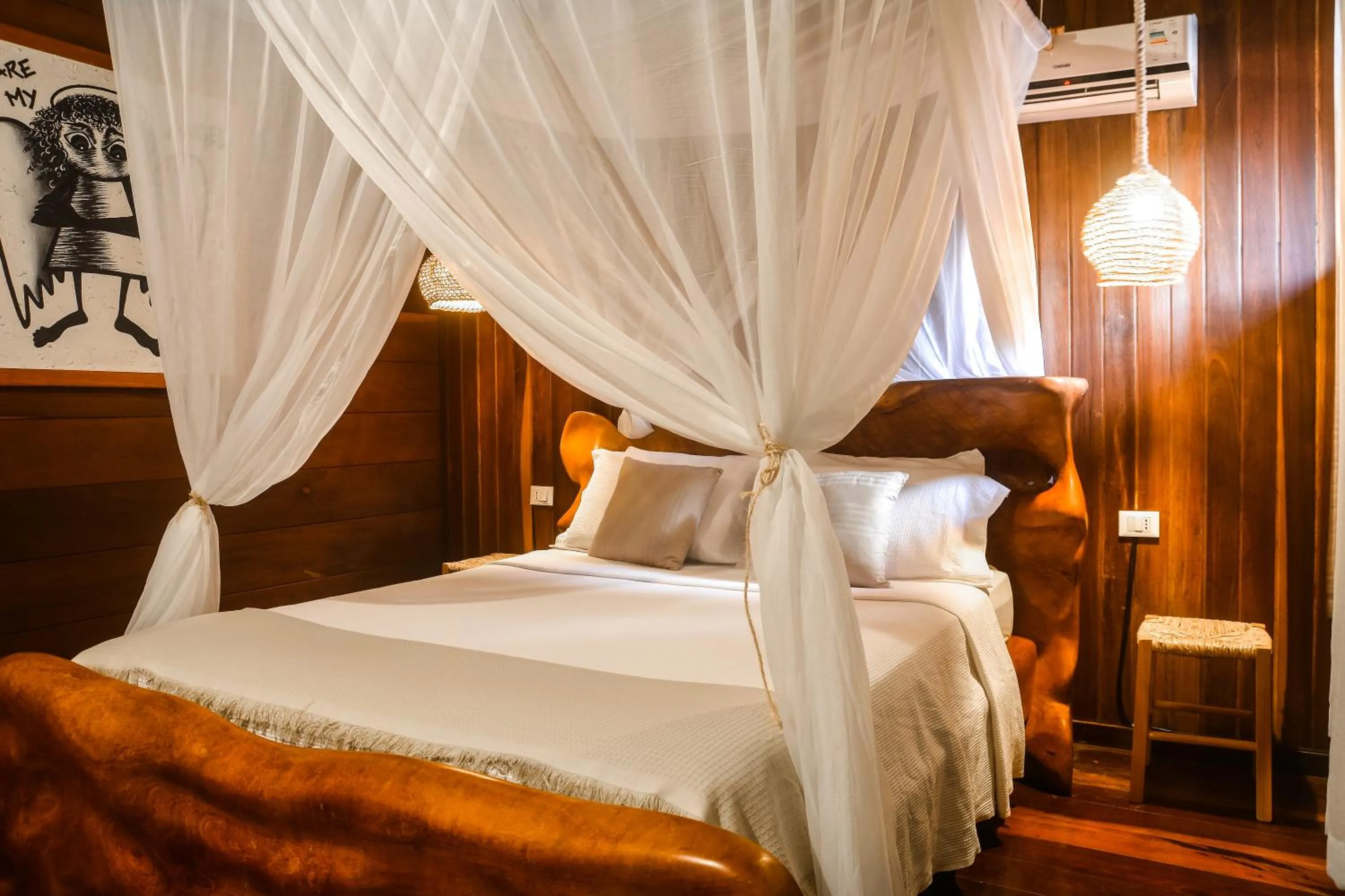 Bed in Local Brasil House