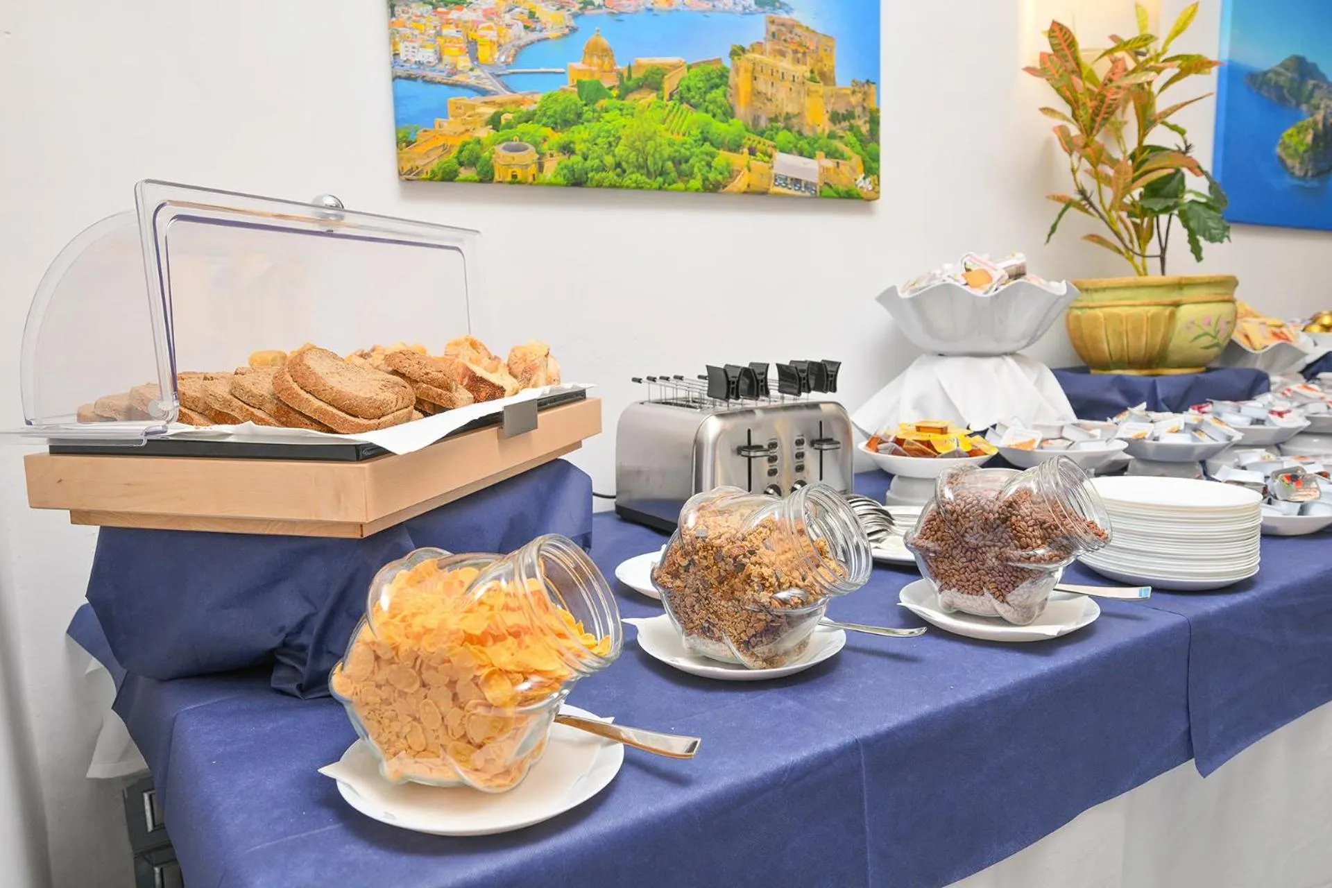 Buffet breakfast in Av Isola Verde Hotel Thermal Spa