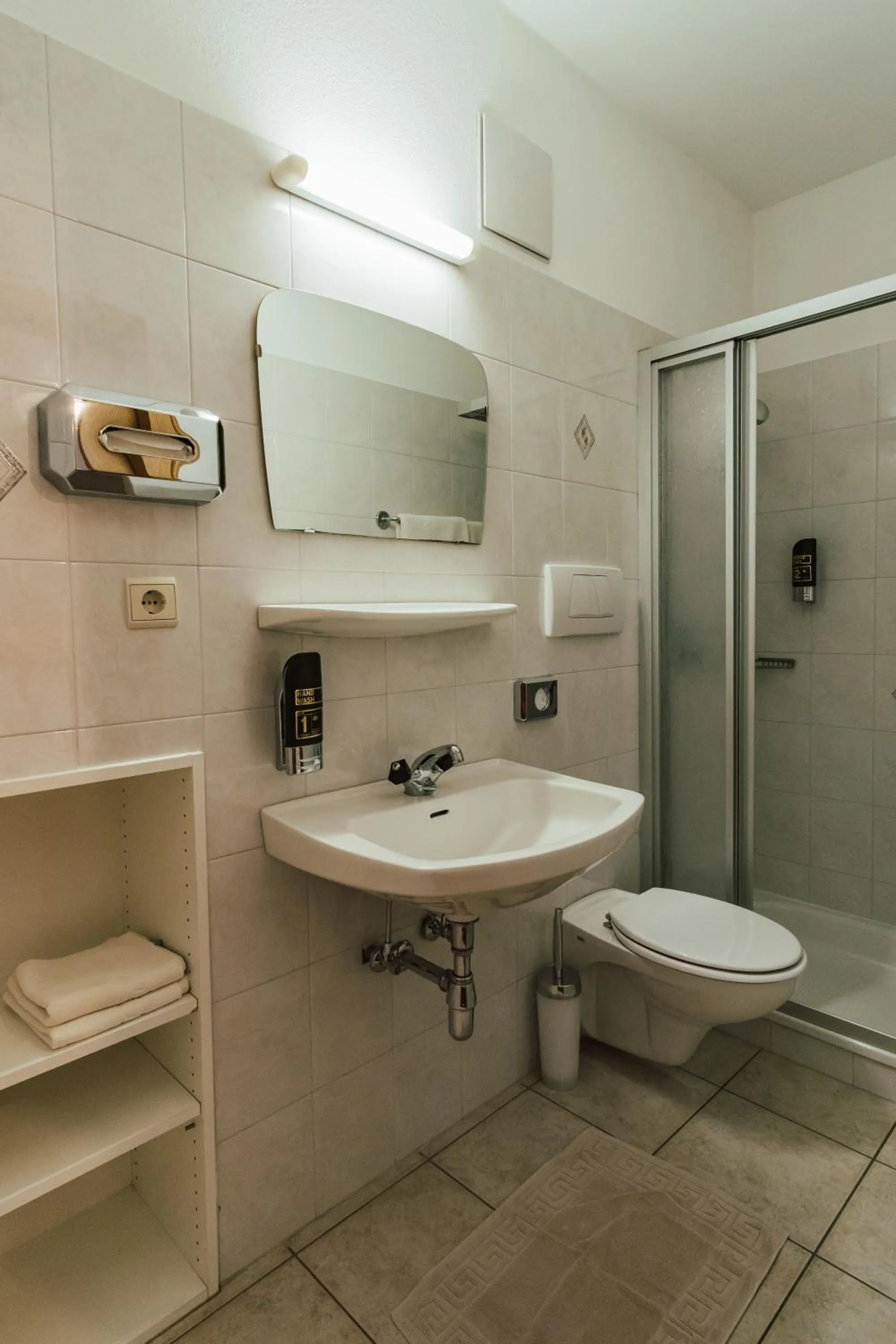 Shower in Hotel Residence Griesfeld