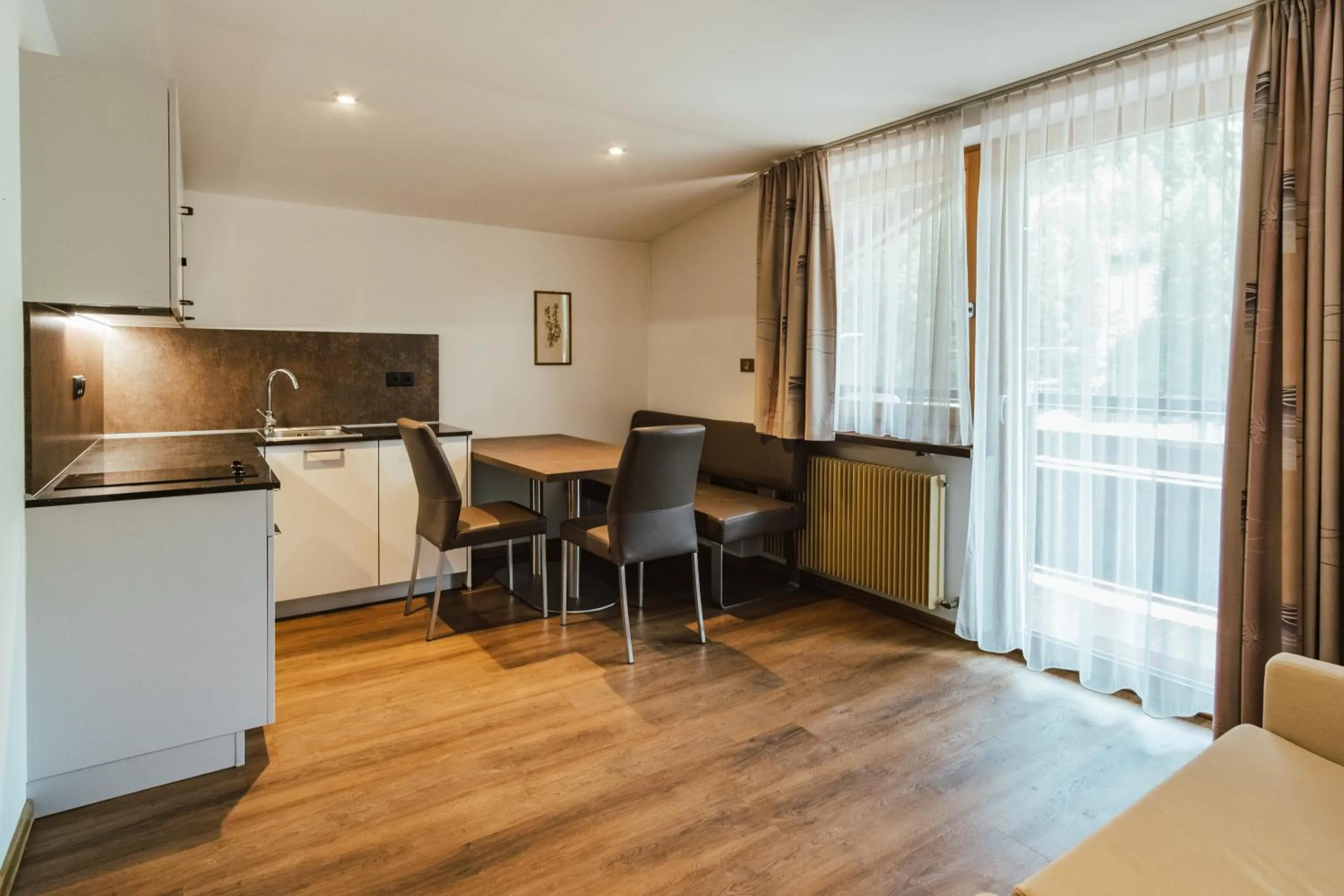 Kitchen or kitchenette in Hotel Residence Griesfeld