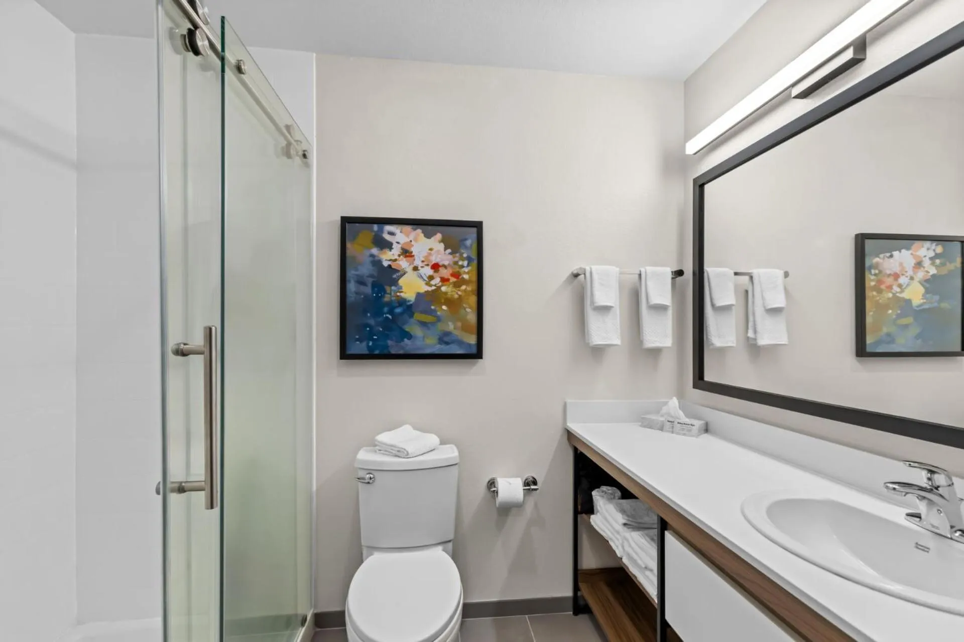 Bathroom in Everhome Suites Temecula