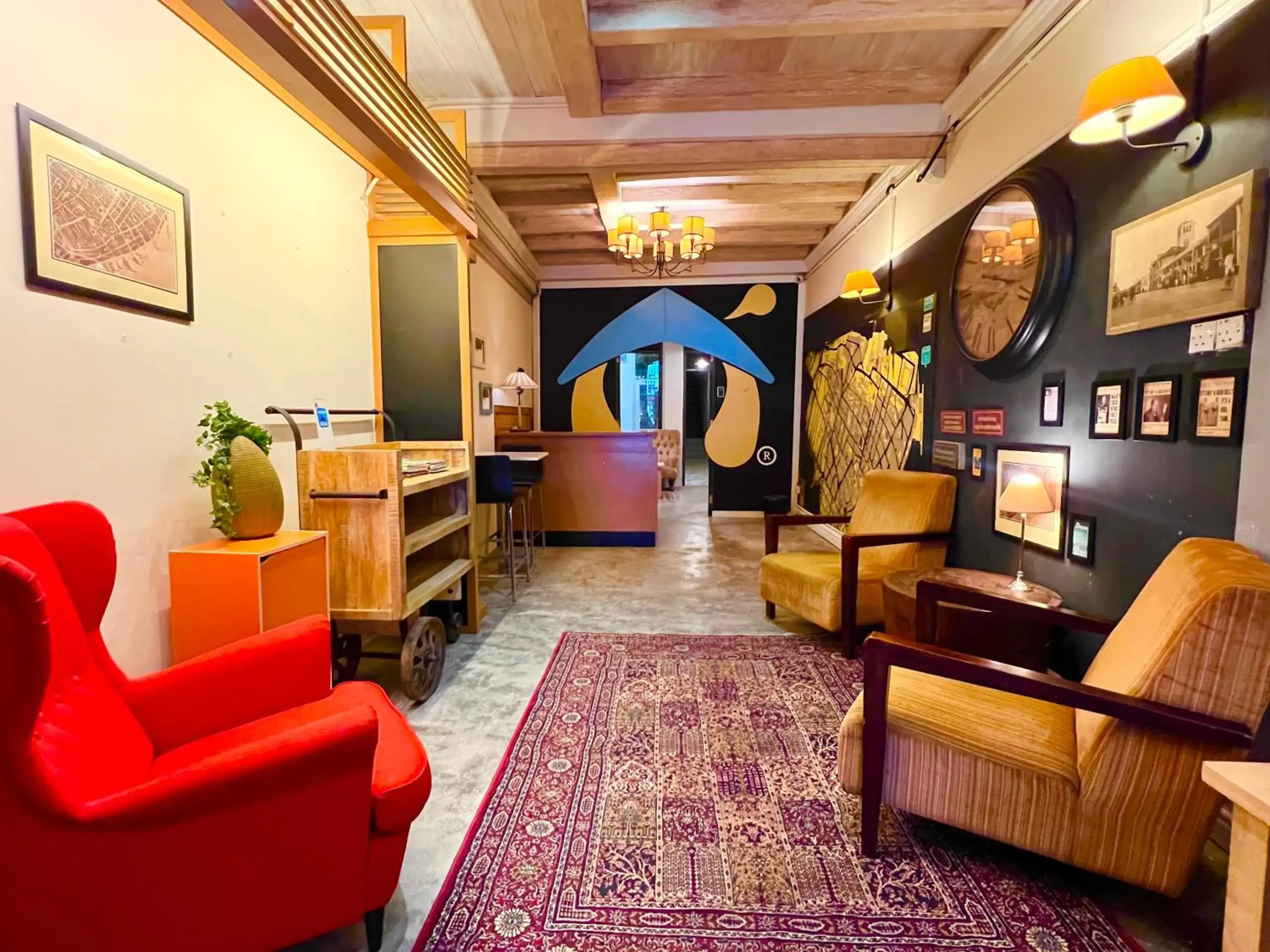 Lobby or reception in Heritage Hideaway Retreat Lobby or reception in Heritage Hideaway Retreat