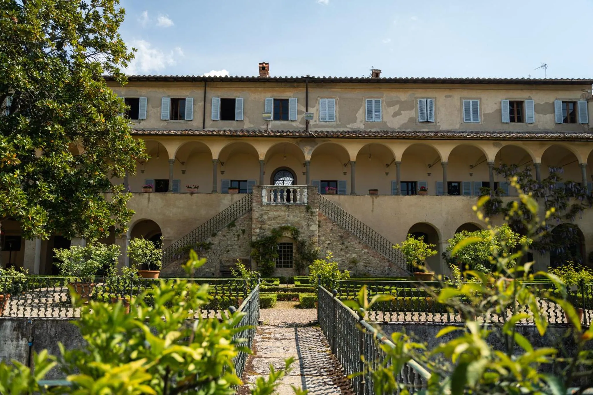 Balcony/Terrace in Certosa di Pontignano Residenza d'Epoca - Place of Charme