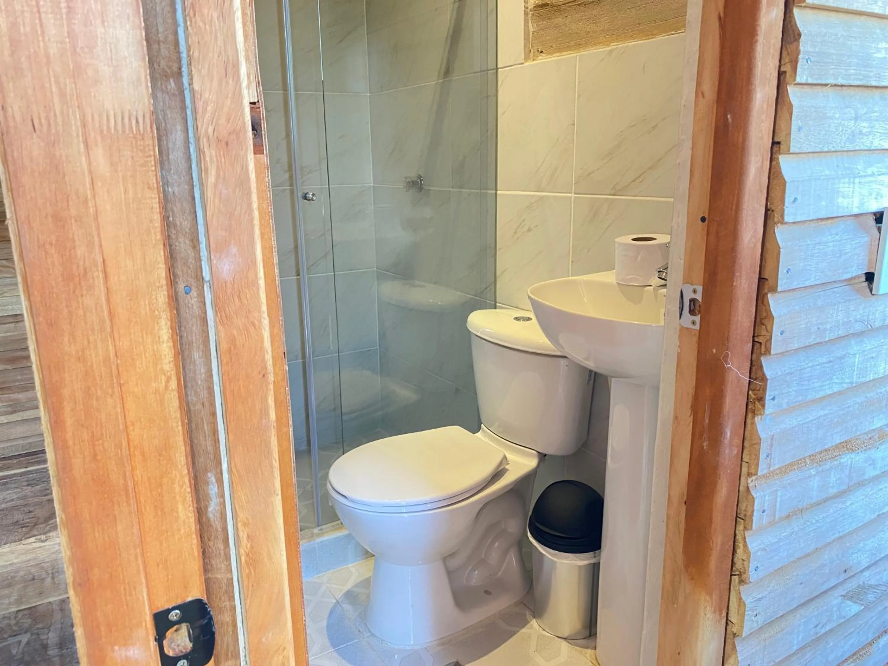 Shower in Petra Hotel