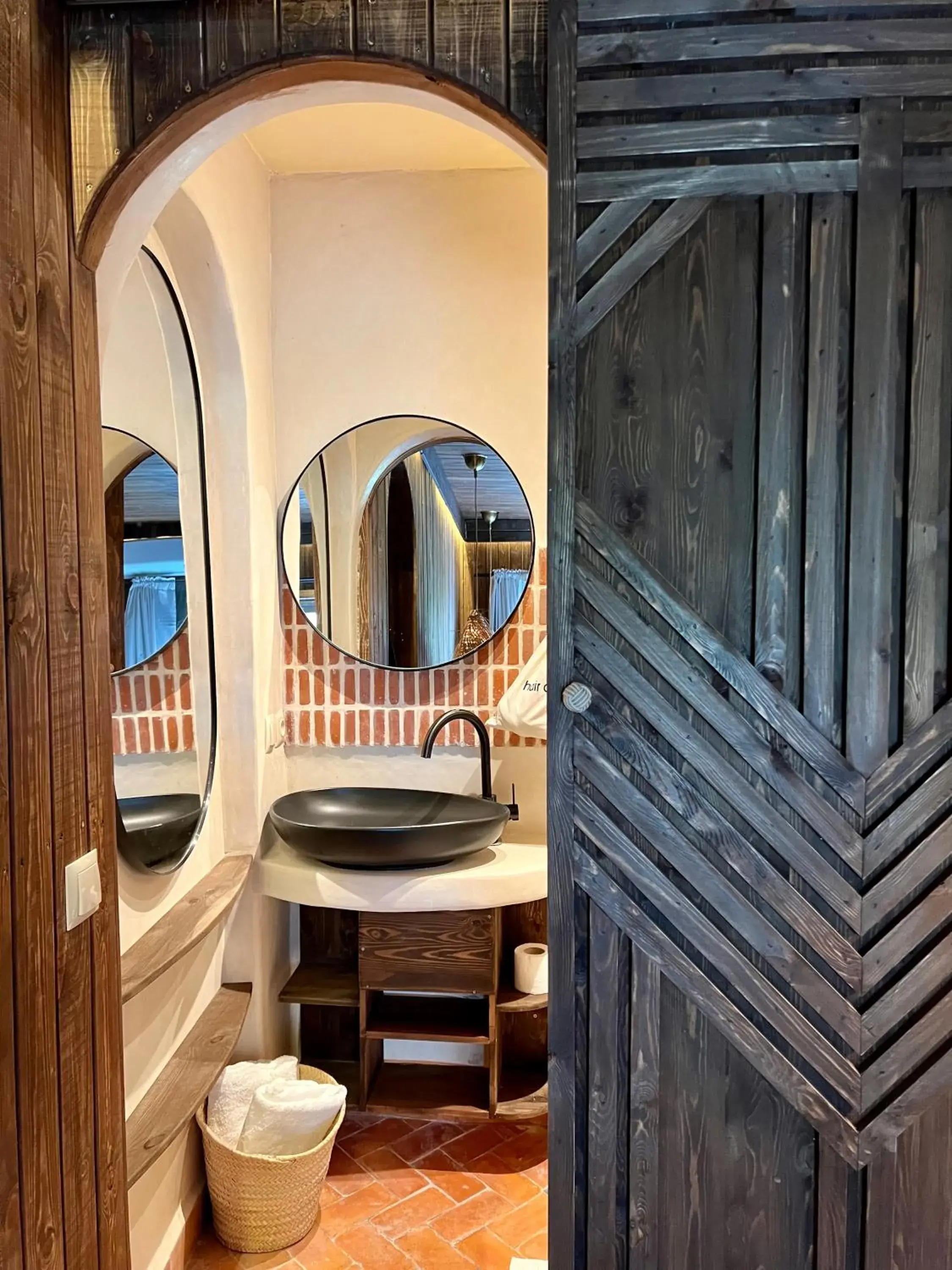 Deluxe wood cabin with Mountain View in Dar Elrio Deluxe wood cabin with Mountain View in Dar Elrio