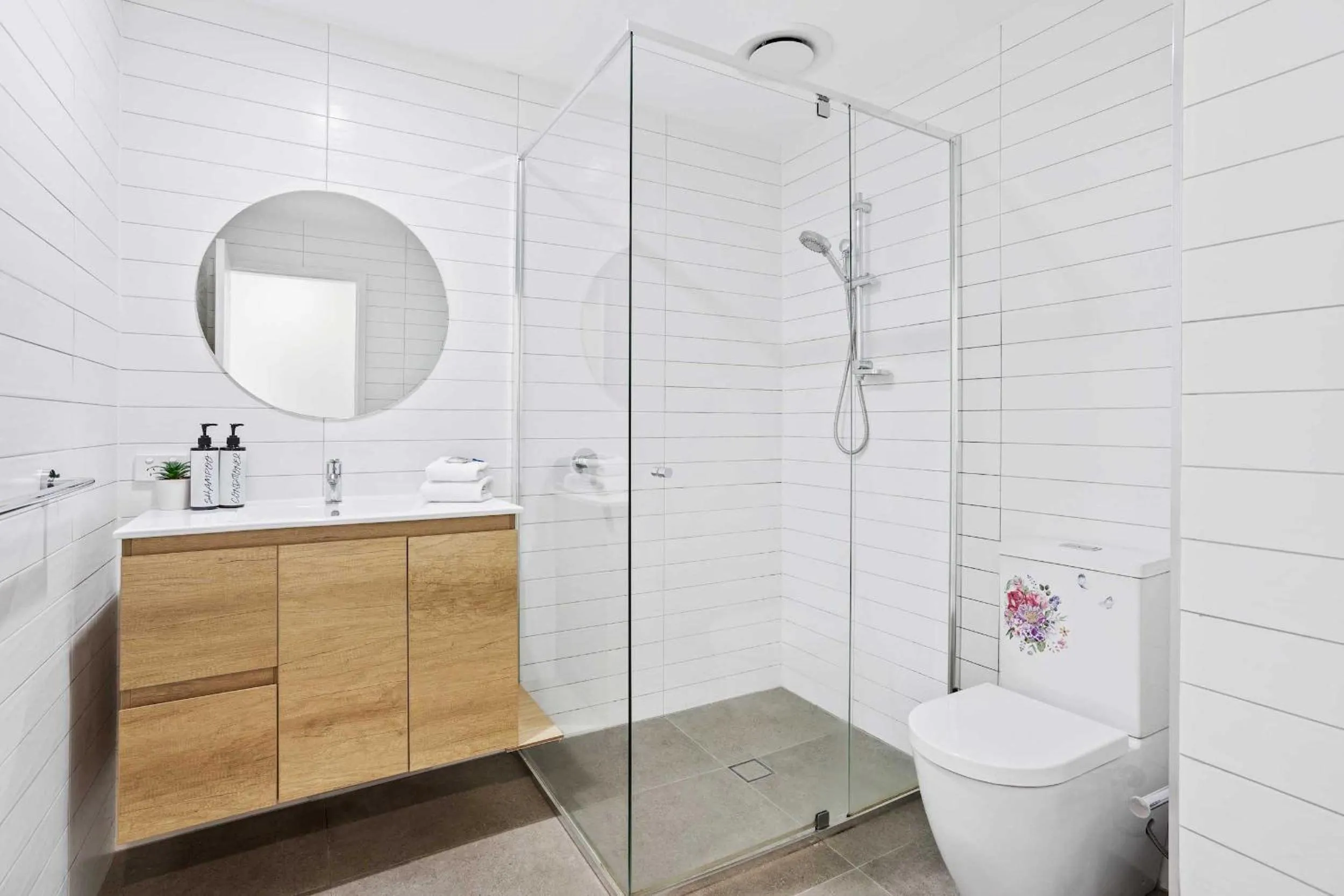 Shower in The Aubrey Boutique Apartments - Hosted by Coastal Letting Co.