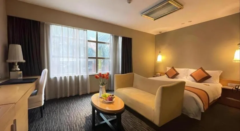 Bed in Guangzhou Carat Hotel