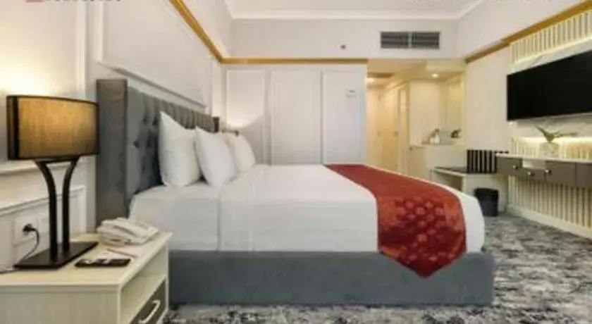 Bed in Hotel Pangeran Bed in Hotel Pangeran