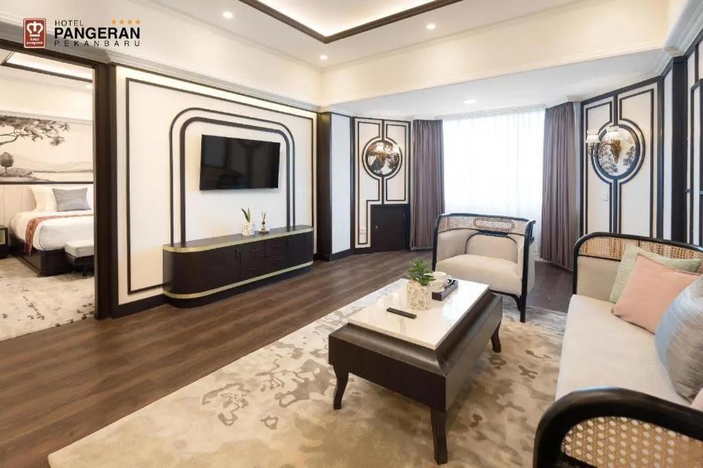 Bed in Hotel Pangeran