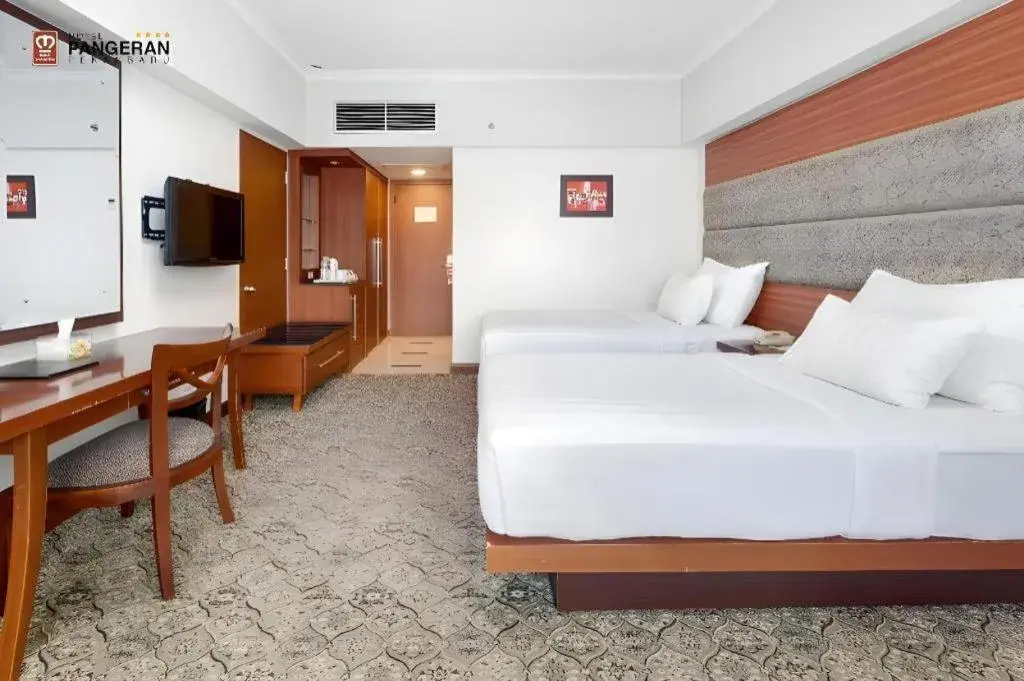 Bed in Hotel Pangeran Bed in Hotel Pangeran