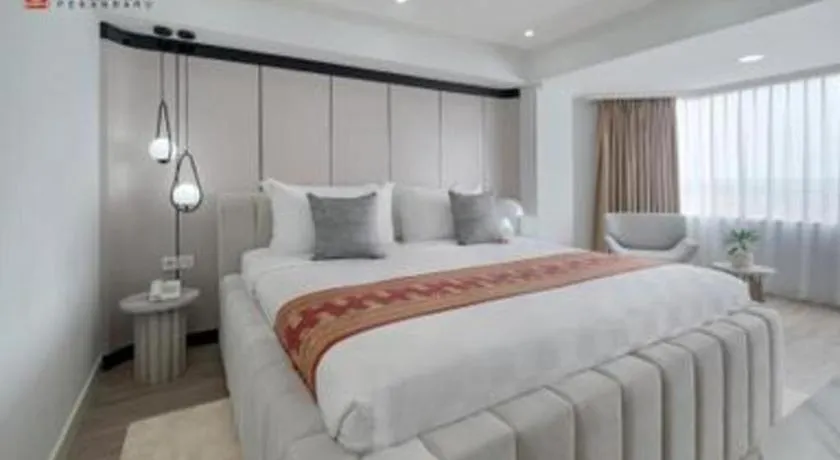 Bed in Hotel Pangeran