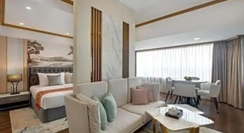 Bed in Hotel Pangeran Bed in Hotel Pangeran