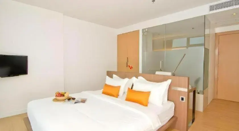 Bed in Seven Zea Chic Hotel Bed in Seven Zea Chic Hotel