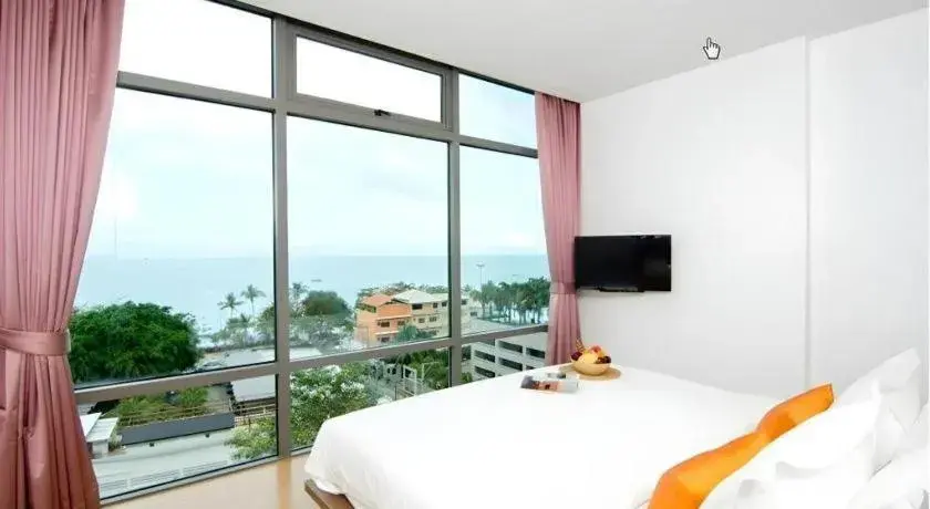 Bed in Seven Zea Chic Hotel Bed in Seven Zea Chic Hotel