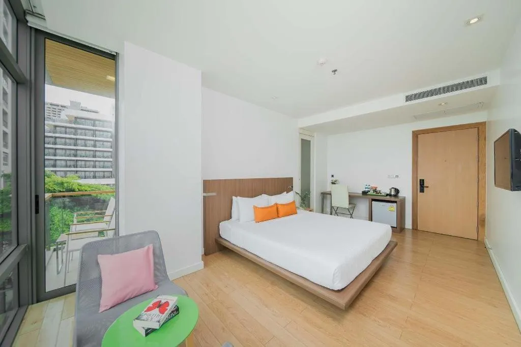 Bed in Seven Zea Chic Hotel