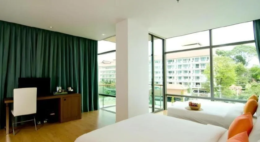 Bed in Seven Zea Chic Hotel