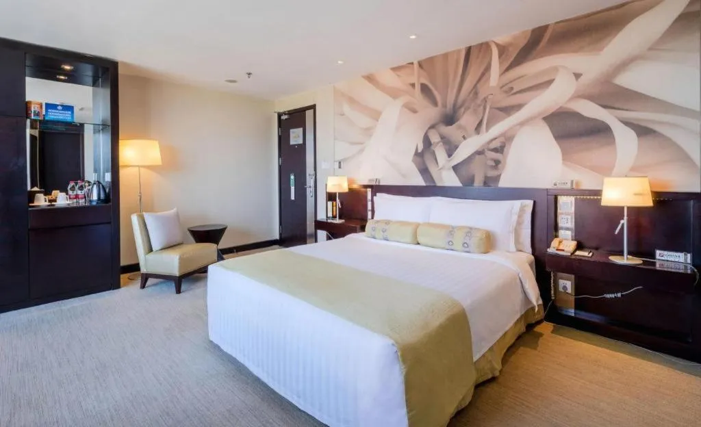 Bed in China National Convention Center Grand Hotel