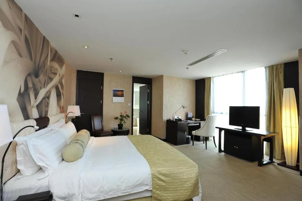 Bed in China National Convention Center Grand Hotel