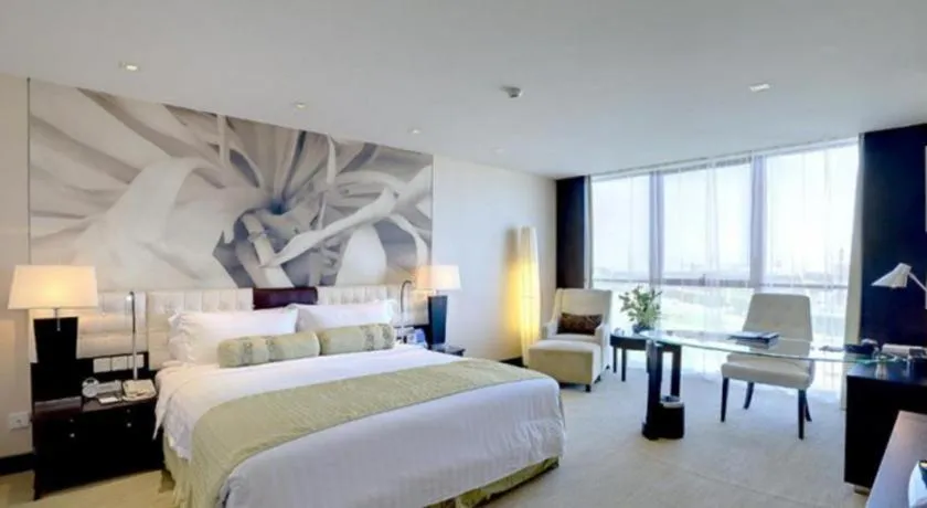 Bed in China National Convention Center Grand Hotel