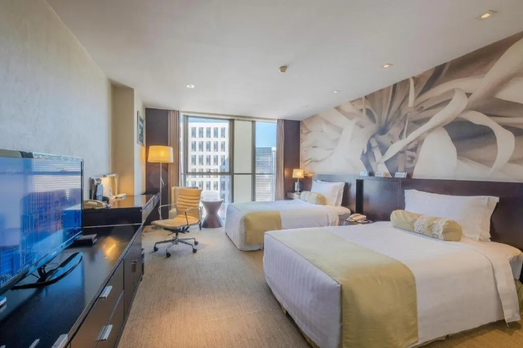 Bed in China National Convention Center Grand Hotel