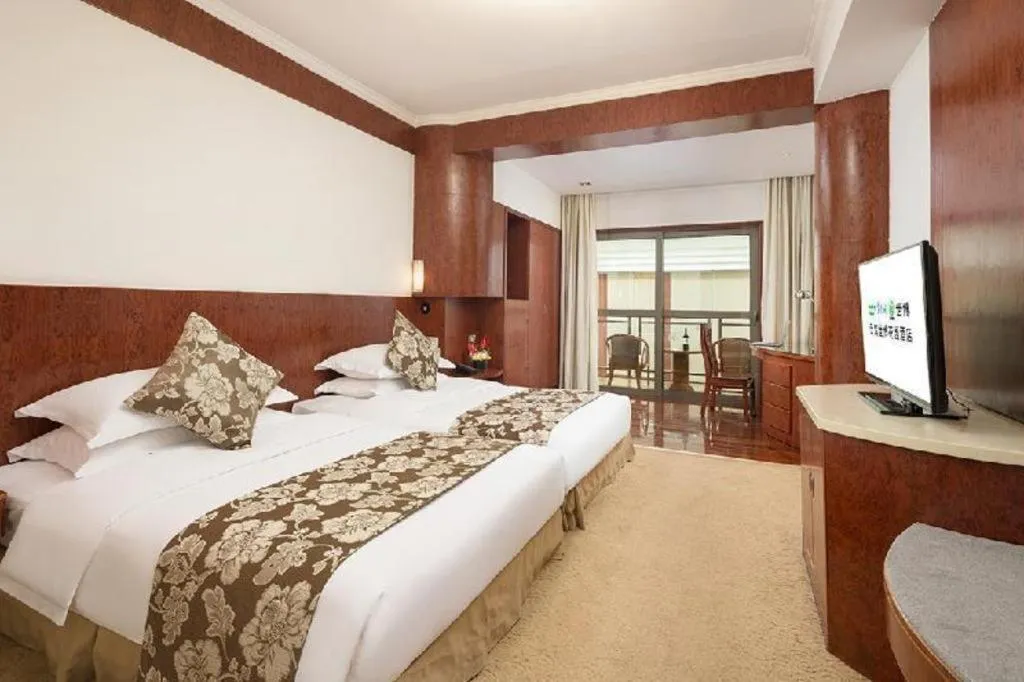 Bed in Expo Garden Hotel