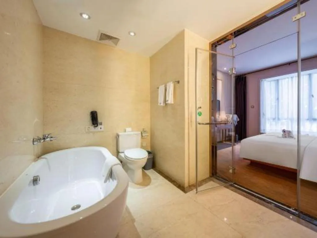 Bed in Expo Garden Hotel