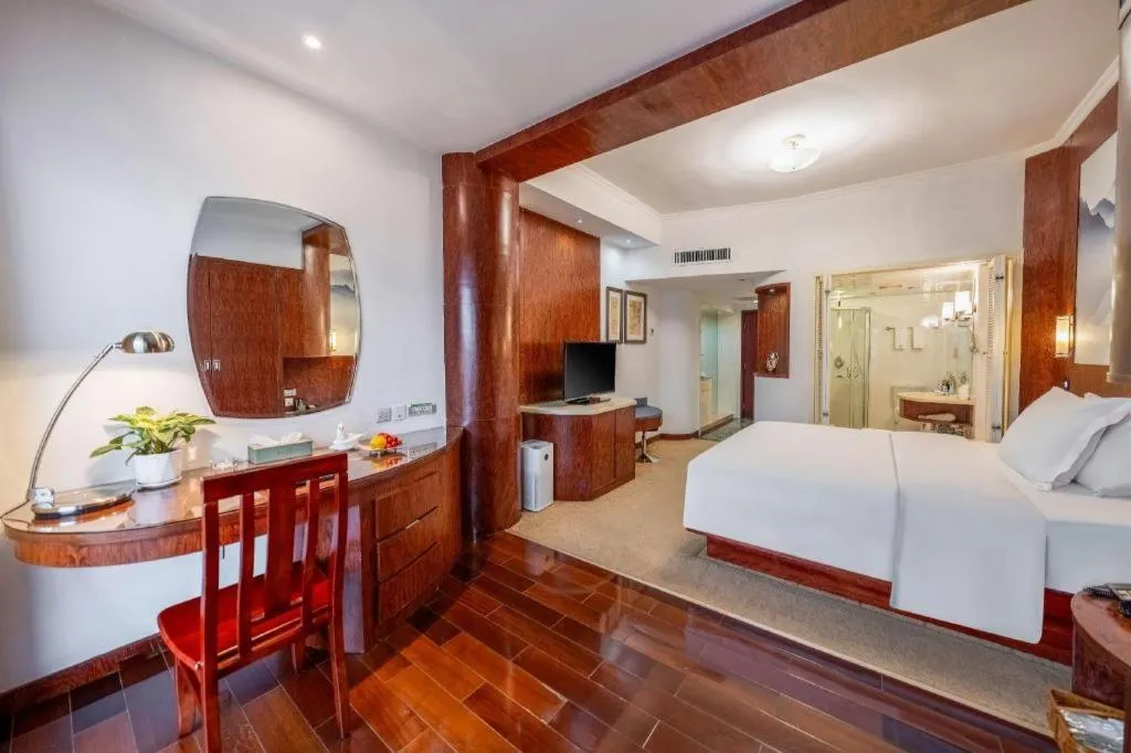 Bed in Expo Garden Hotel