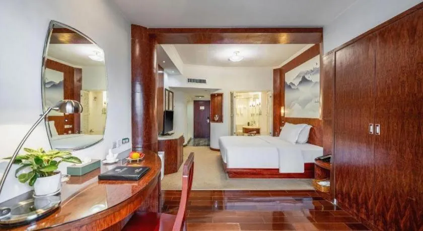 Bed in Expo Garden Hotel