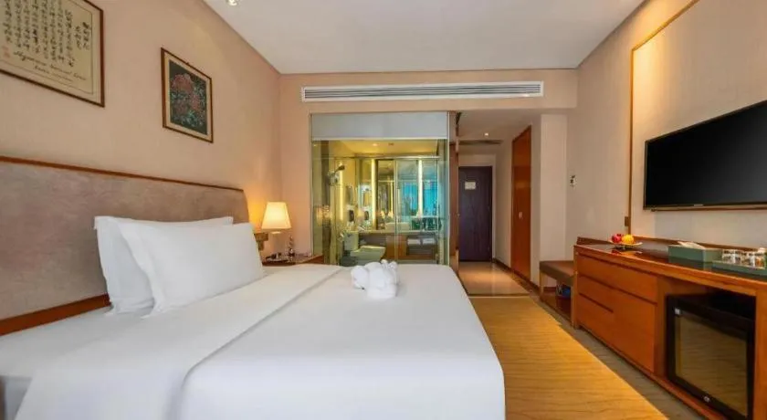 Bed in Expo Garden Hotel