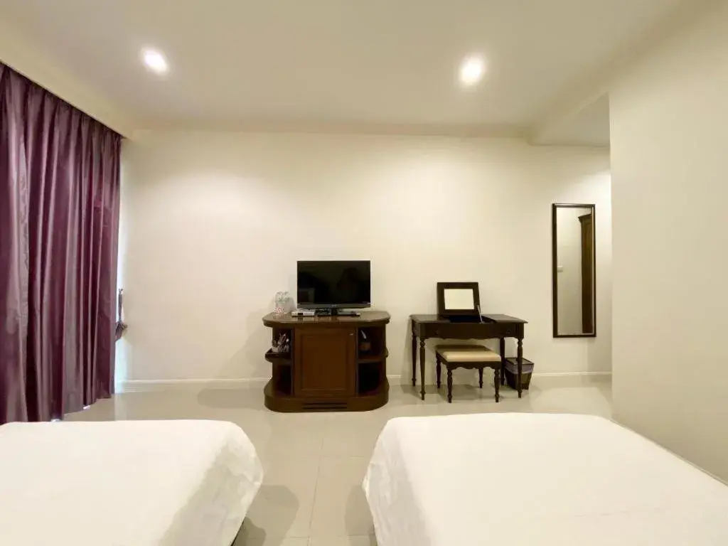 Bed in Ruen Maihom Riverside Cottage Bed in Ruen Maihom Riverside Cottage