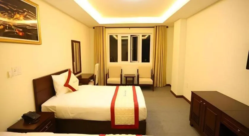 Bed in Tien Sa Hotel Da Nang