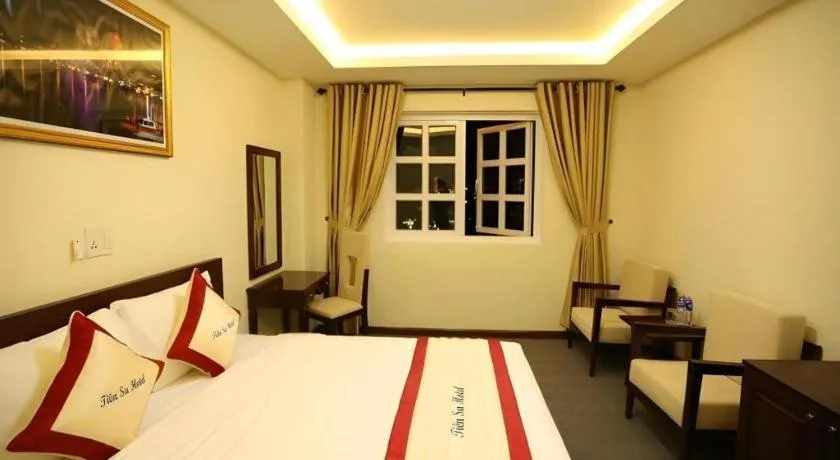 Bed in Tien Sa Hotel Da Nang