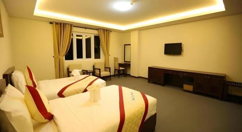 Bed in Tien Sa Hotel Da Nang