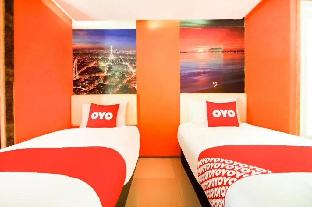 Bed in OYO 271 The Resort Romklao