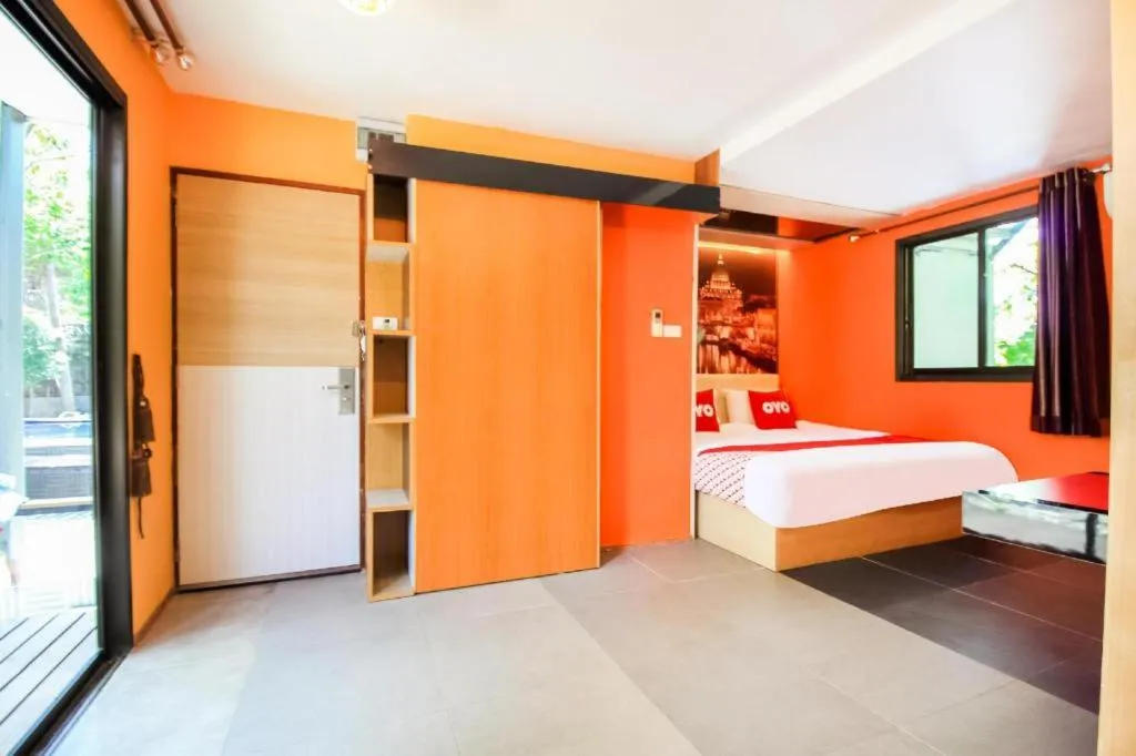 Bed in OYO 271 The Resort Romklao