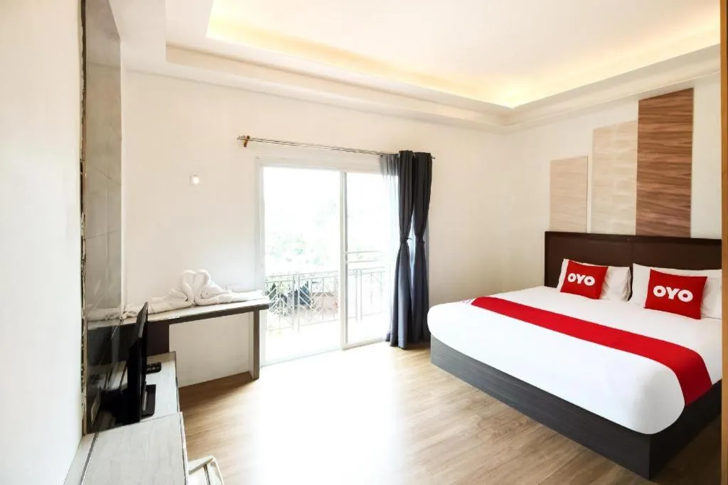 Bed in OYO 271 The Resort Romklao