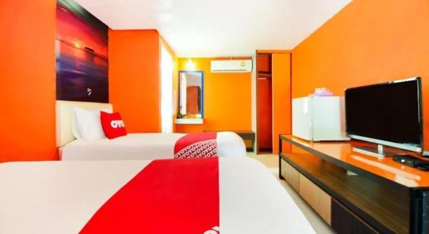 Bed in OYO 271 The Resort Romklao