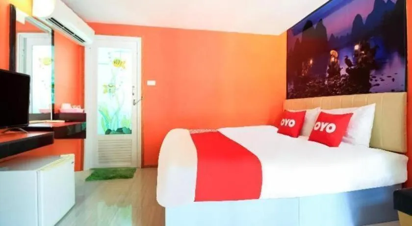 Bed in OYO 271 The Resort Romklao